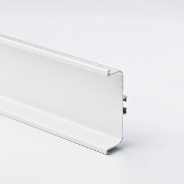 Горизонтальный C профиль белый глянец, L 4100 мм