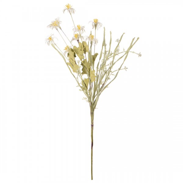 Искусственный цветок Ромашка луговая, В600, белый
