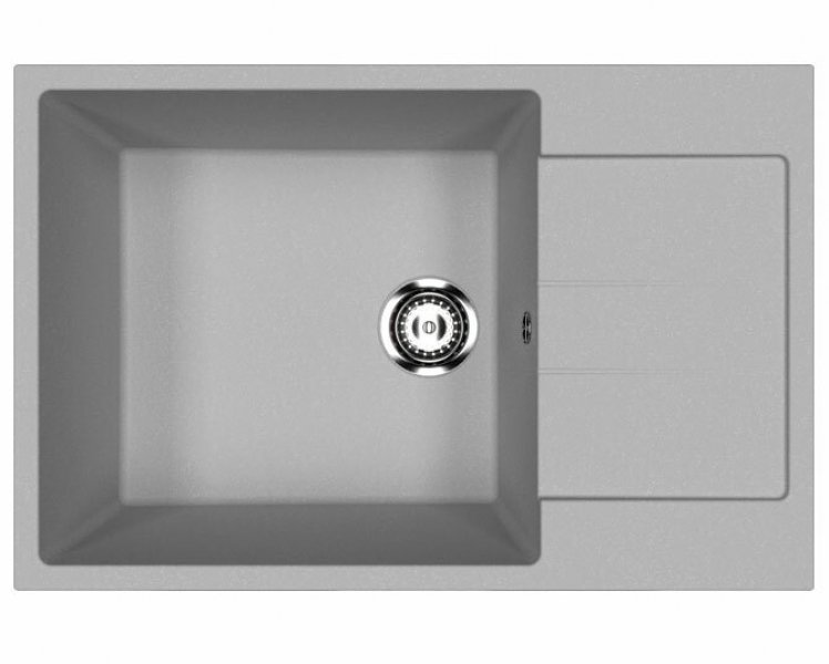 Кухонная мойка Ecology Stone R-27-309 тёмно-серый 760x500мм