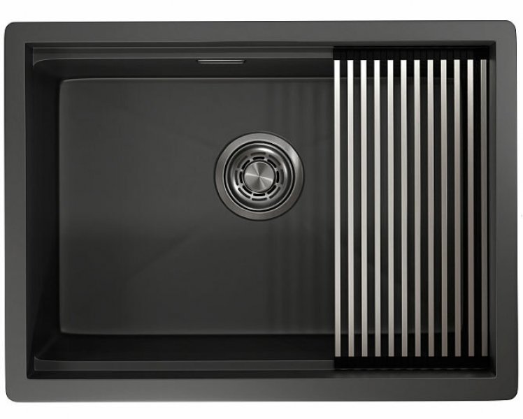 Кухонная мойка Granula KS-6045U ЧЕРНЫЙ МАТОВЫЙ 600х445 мм