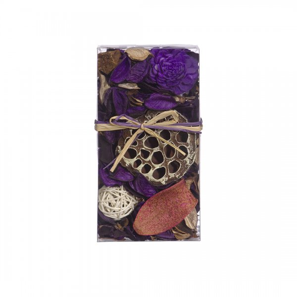 Набор сухоцветов из натуральных материалов, с ароматом лаванды, Д200 Ш105 В60, короб