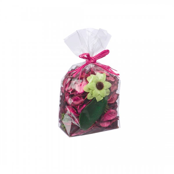 Набор сухоцветов из натуральных материалов, с ароматом розы, Д100 Ш75 В155, пакет