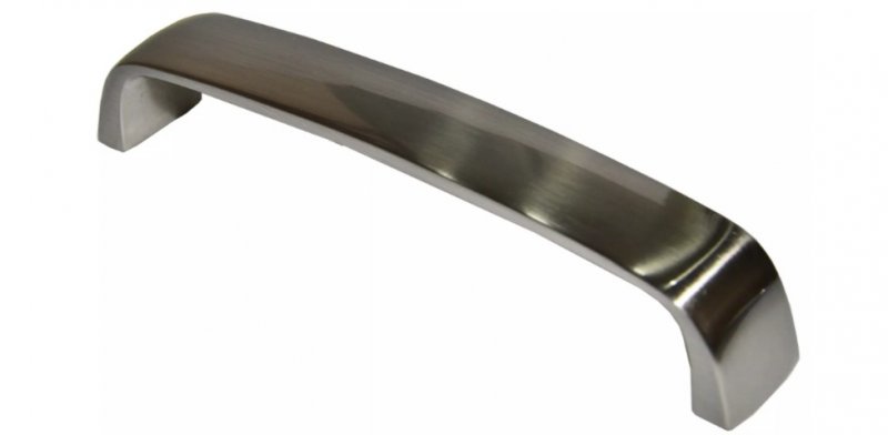 Ручка-скоба 569 L-128мм Бруш сатин никель аналог (106912804 BSN)