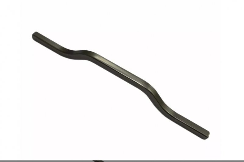Ручка-скоба 21552 L-160/192мм браш матовый черный никель 9856 DMZ-21552-160/192MB