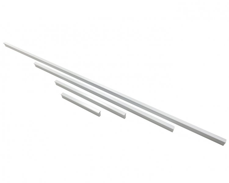 Ручка-скоба  L-128мм (160мм) матовый белый