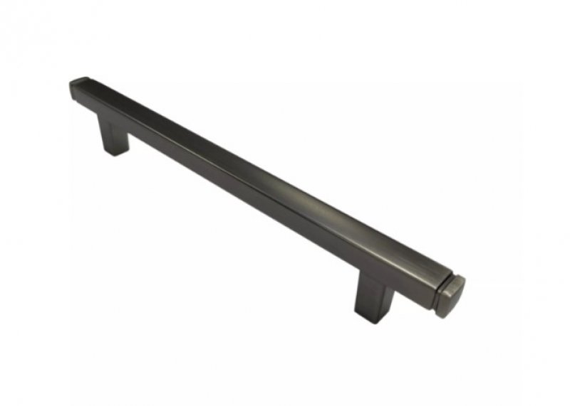 Ручка-скоба L-128мм бруш черный никель 11011 RS-177-128BlNickBr