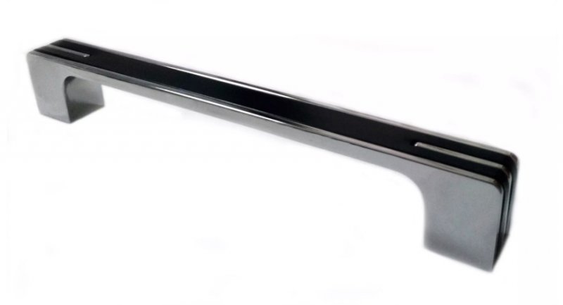 Ручка-скоба L-160мм Хром + Черный 5194 RS-47-160