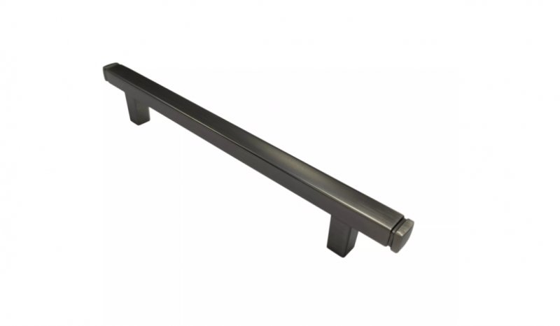 Ручка-скоба L-192мм бруш черный никель 11013 RS-177-192BlNickBr