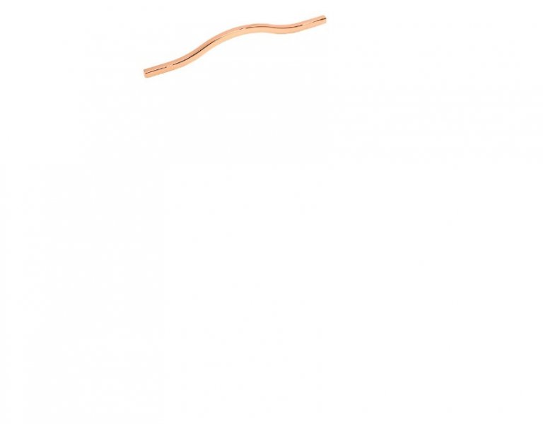 Ручка-скоба R30, 160/192мм, розовое золото