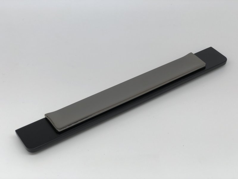 Ручка мебельная ELEMENT 96мм BL +BL черный+черный ADELIA