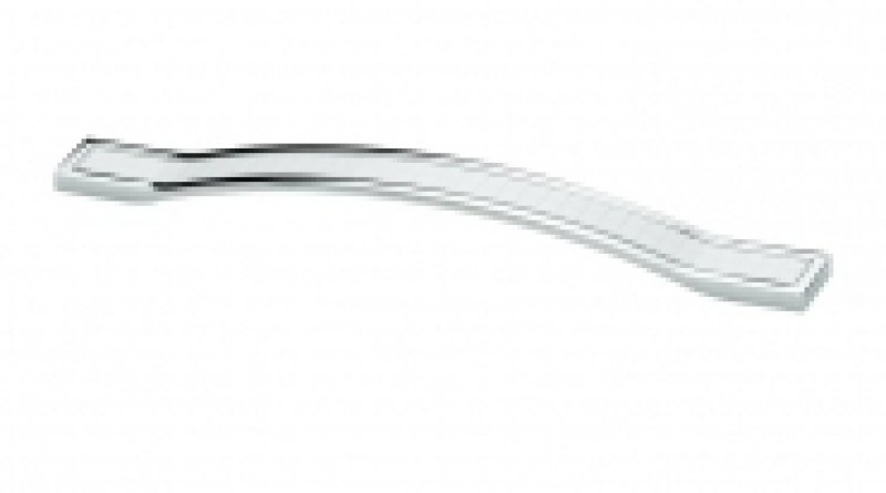 Ручка мебельная метал.192мм SL белый на хроме