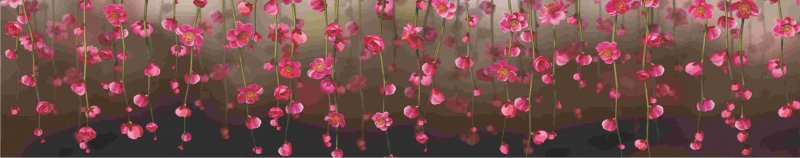МАТ  СП-40 Розовые цветы 600*2800-6мм