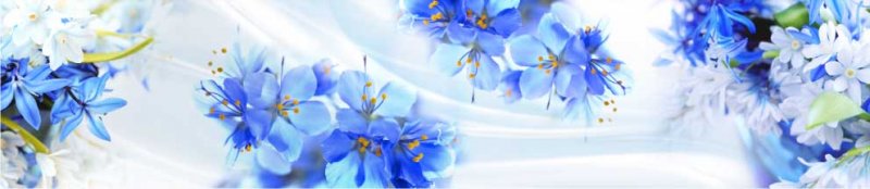 МАТ СП-92 Синие цветы 600*2800-6мм