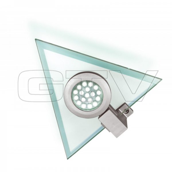 Стеклянные треугольные светильники, 18 светодиодов, 1W, холодный белый LD-OST-1W-41