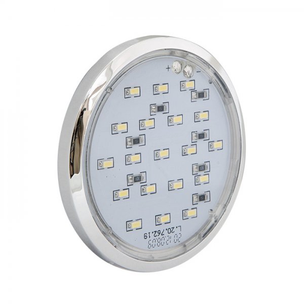 Светильник одинарный для комплектов диодных свет. LUGO 319, теплый белый хром
