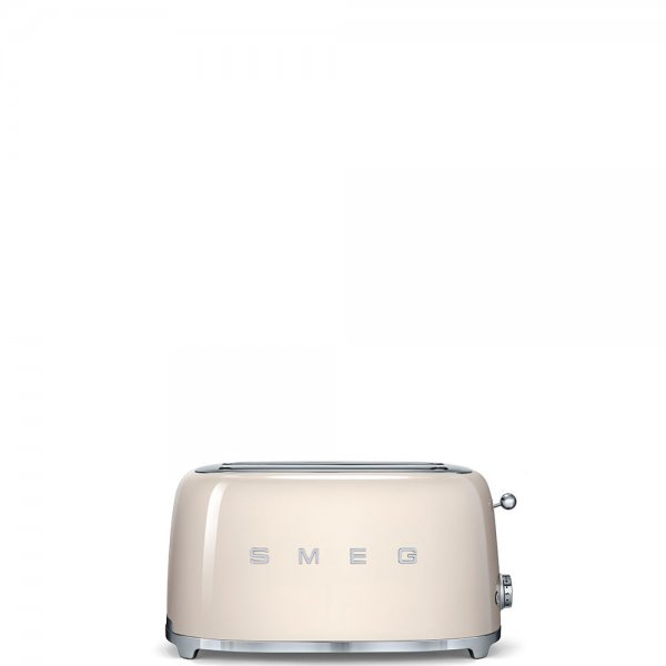 Тостер на 4 ломтика SMEG TSF02CREU кремовый